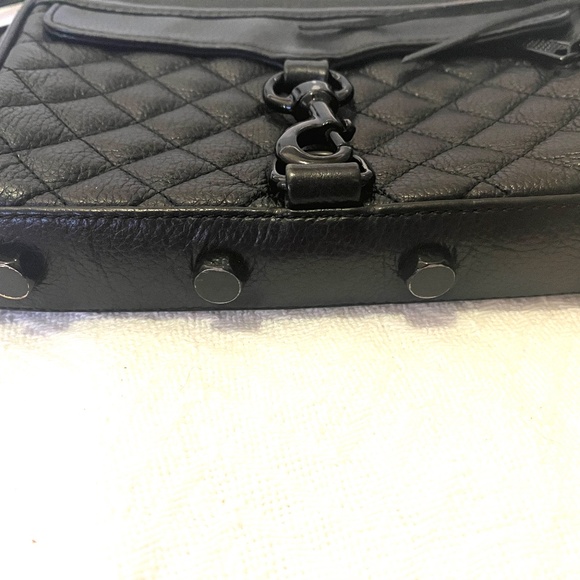 😍🌻 Rebecca Minkoff Quilted Black Crossbody Bag - Picture 5 of 9